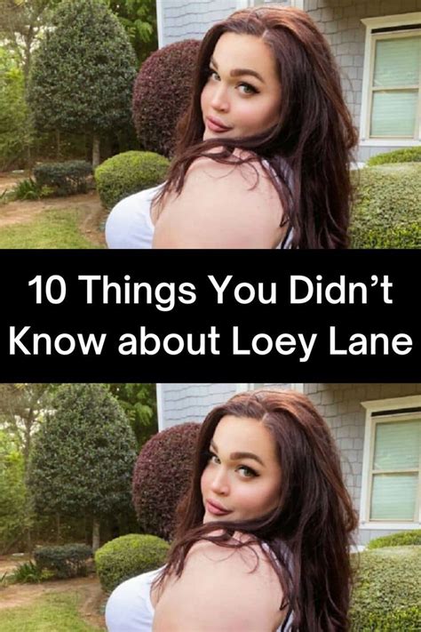 loey lane divorce|10 Things You Didn’t Know about Loey Lane